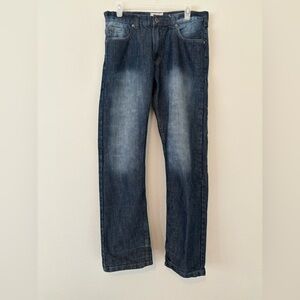 Alexander Julian Dark Blue Straight Jeans